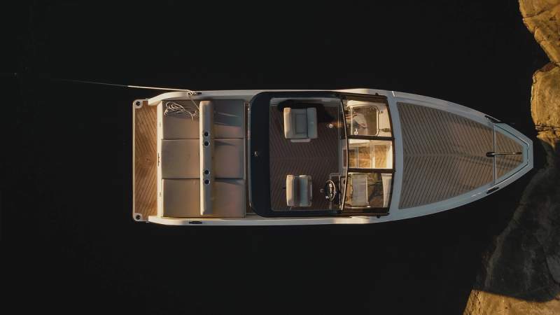 Boat from above
