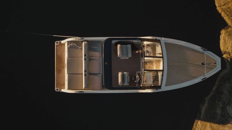 Boat from above