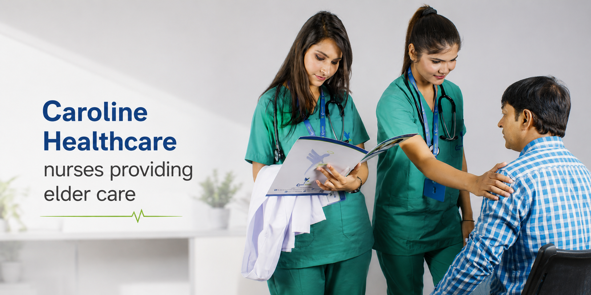 Caroline Healthcare nurses providing elder care