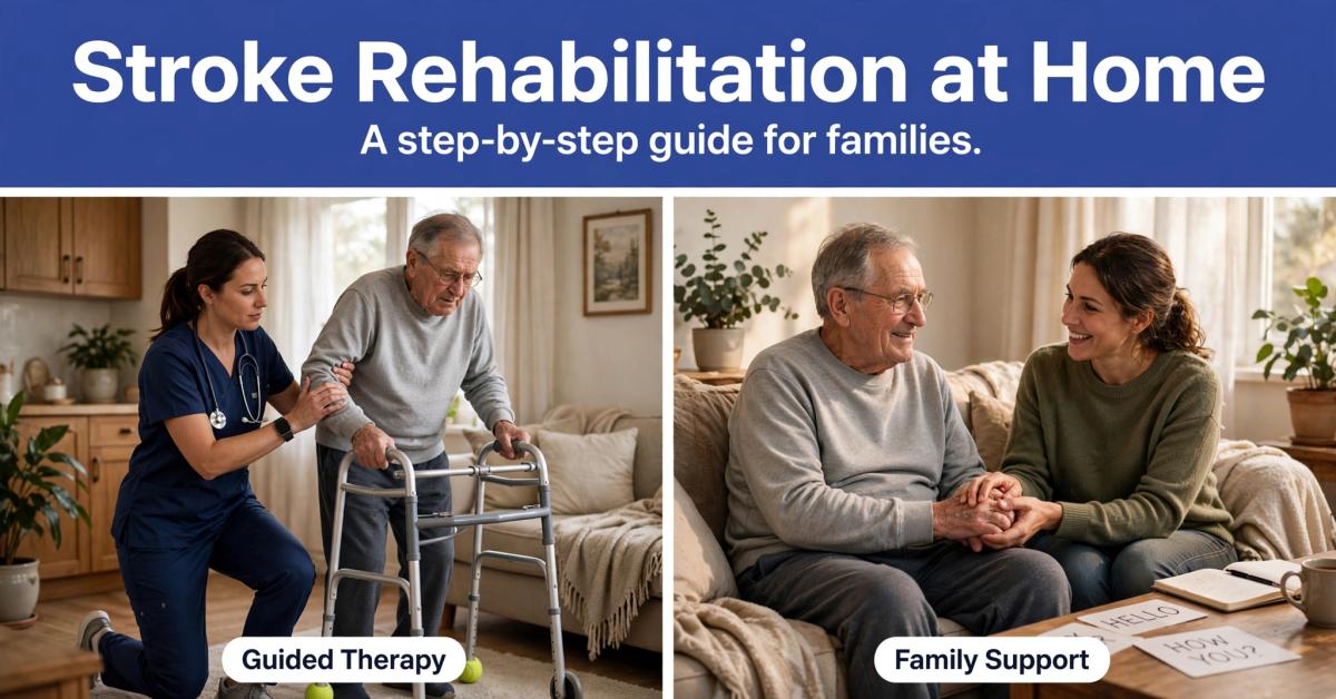 Stroke Rehabilitation at Home – Guide for Caregivers
