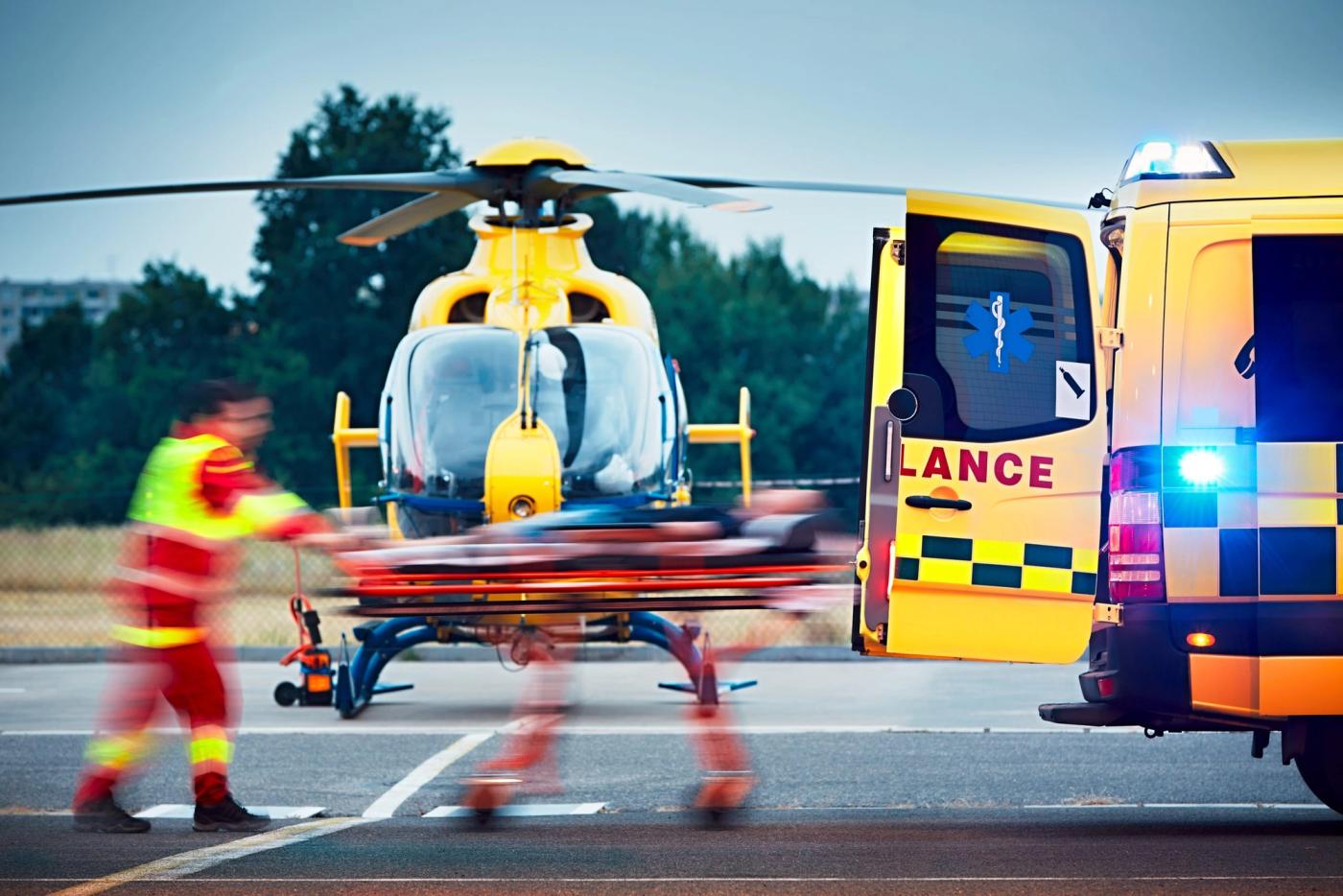 Emergency healthcare services providing urgent medical assistance and patient monitoring.