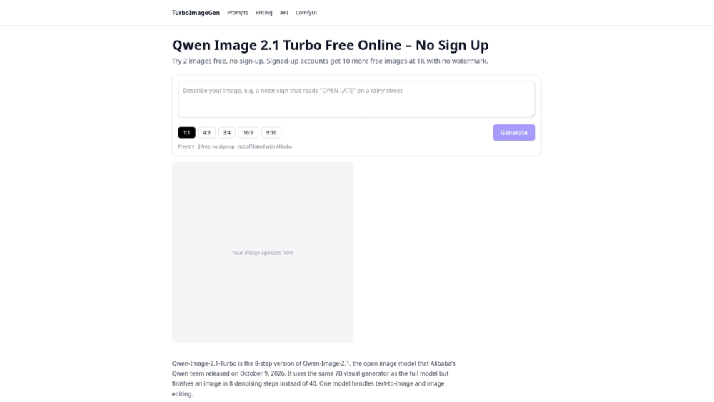 image of TurboImageGen image of TurboImageGen