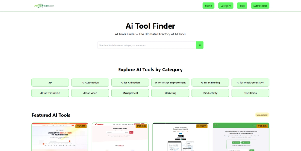 image of Ai Tool Finder image of Ai Tool Finder