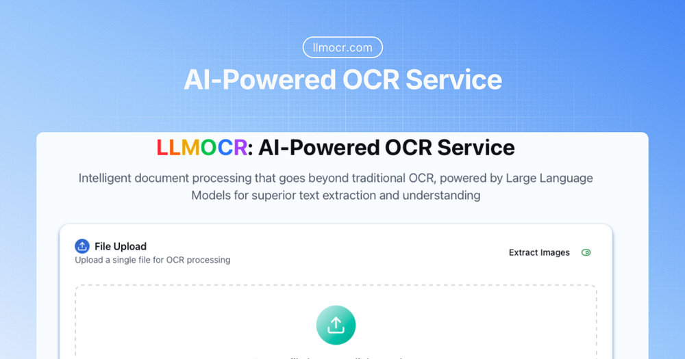 image of LLMOCR