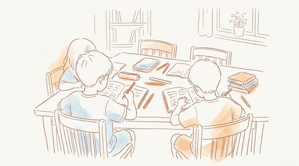 学習のようす（イメージ）