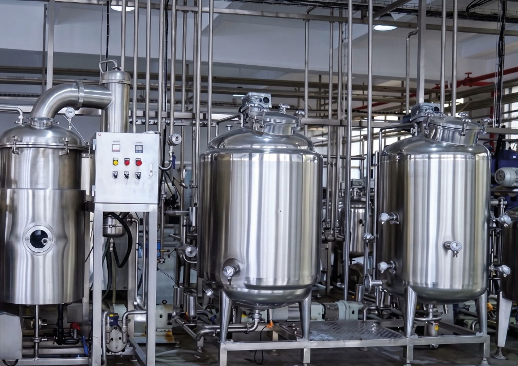 Soy milk machinery. Courtesy of Kangdeli.