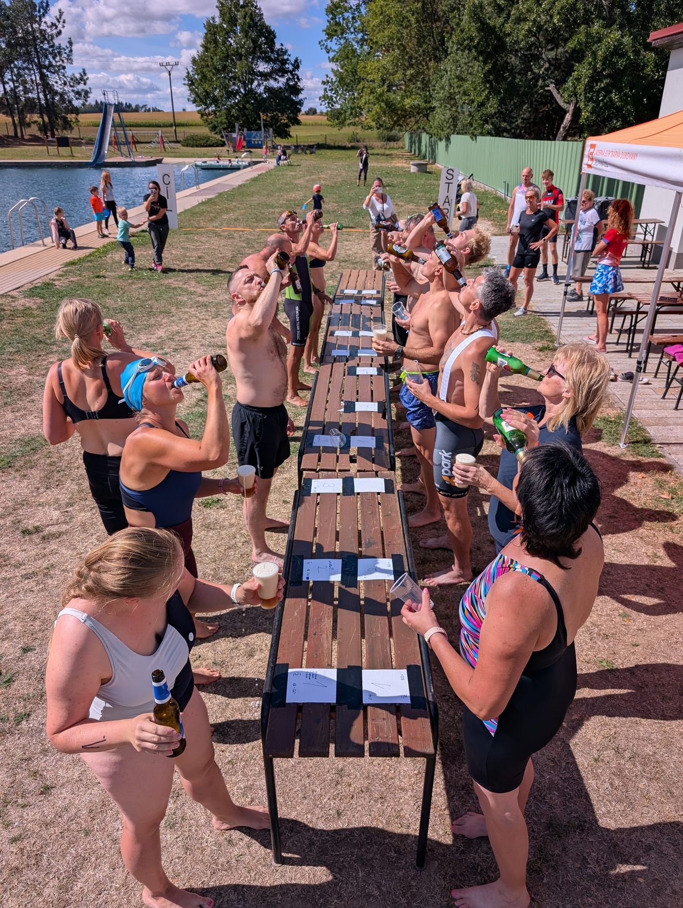 Pivní triatlon Kameňák a triatlon pro děti Kameňáček