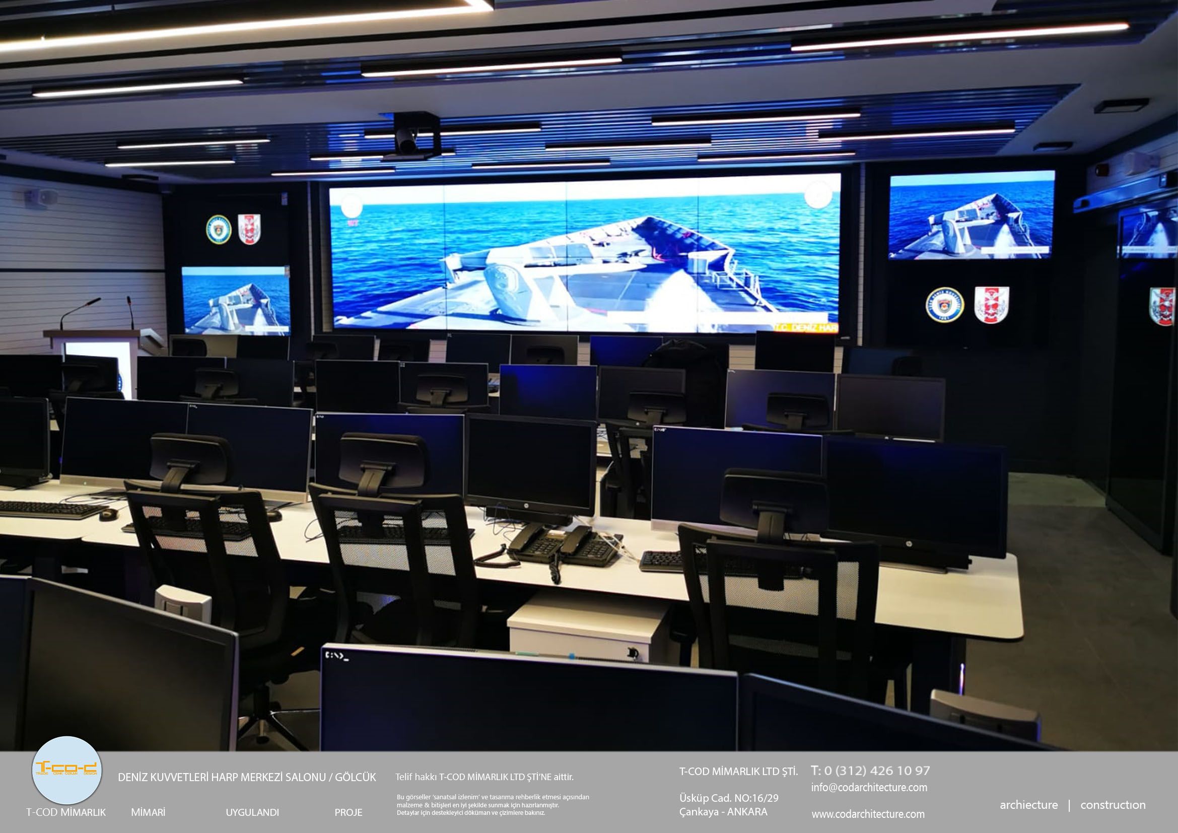 DENİZ KUVVETLERİ GÖLCÜK HARP MERKEZİ KUMANDA SALONU - 4