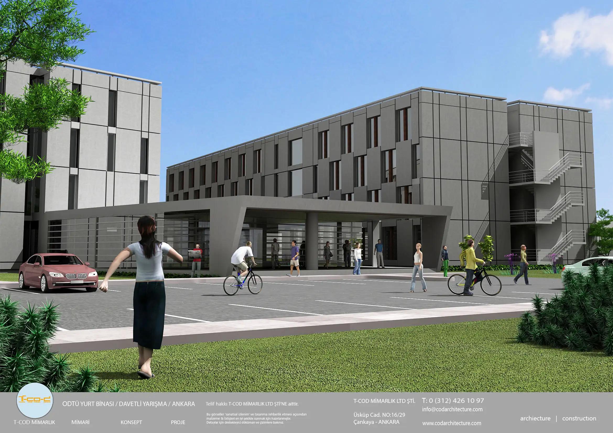 ODTÜ YURT BİNASI DAVETLİ YARIŞMA