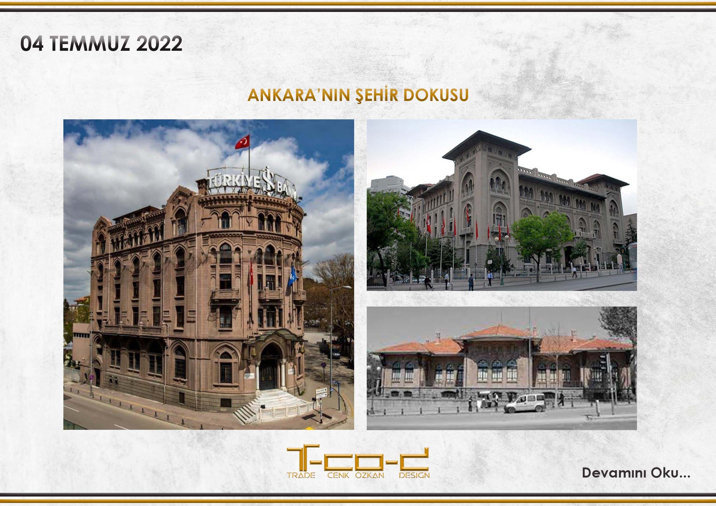 ANKARA'NIN ŞEHİR DOKUSU
