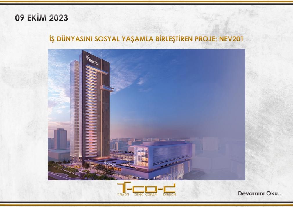 İŞ DÜNYASINI SOSYAL YAŞAMLA BİRLEŞTİREN PROJE: NEV201