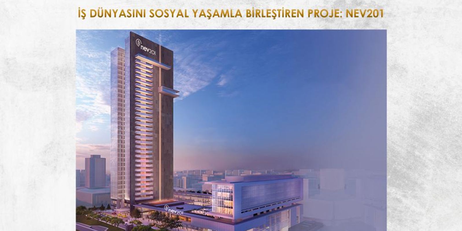 İŞ DÜNYASINI SOSYAL YAŞAMLA BİRLEŞTİREN PROJE: NEV201
