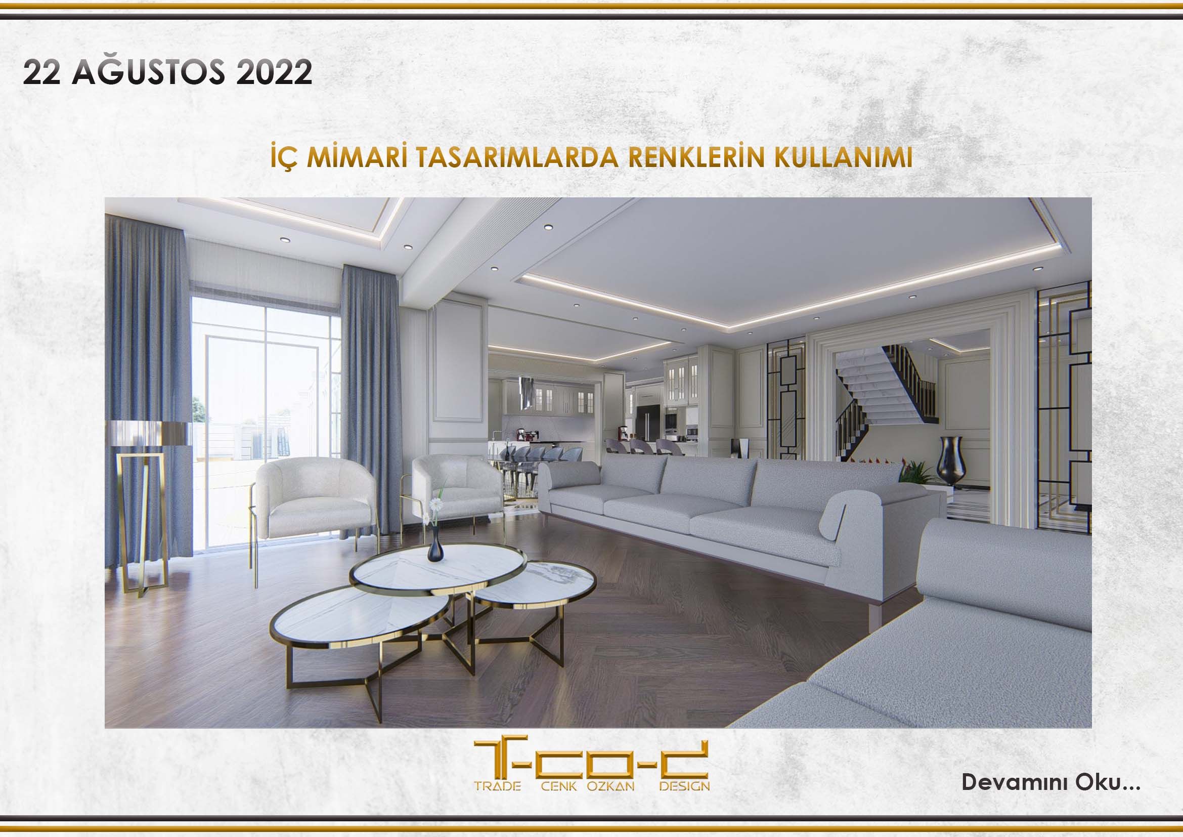 İÇ MİMARİ TASARIMLARDA RENKLERİN KULLANIMI