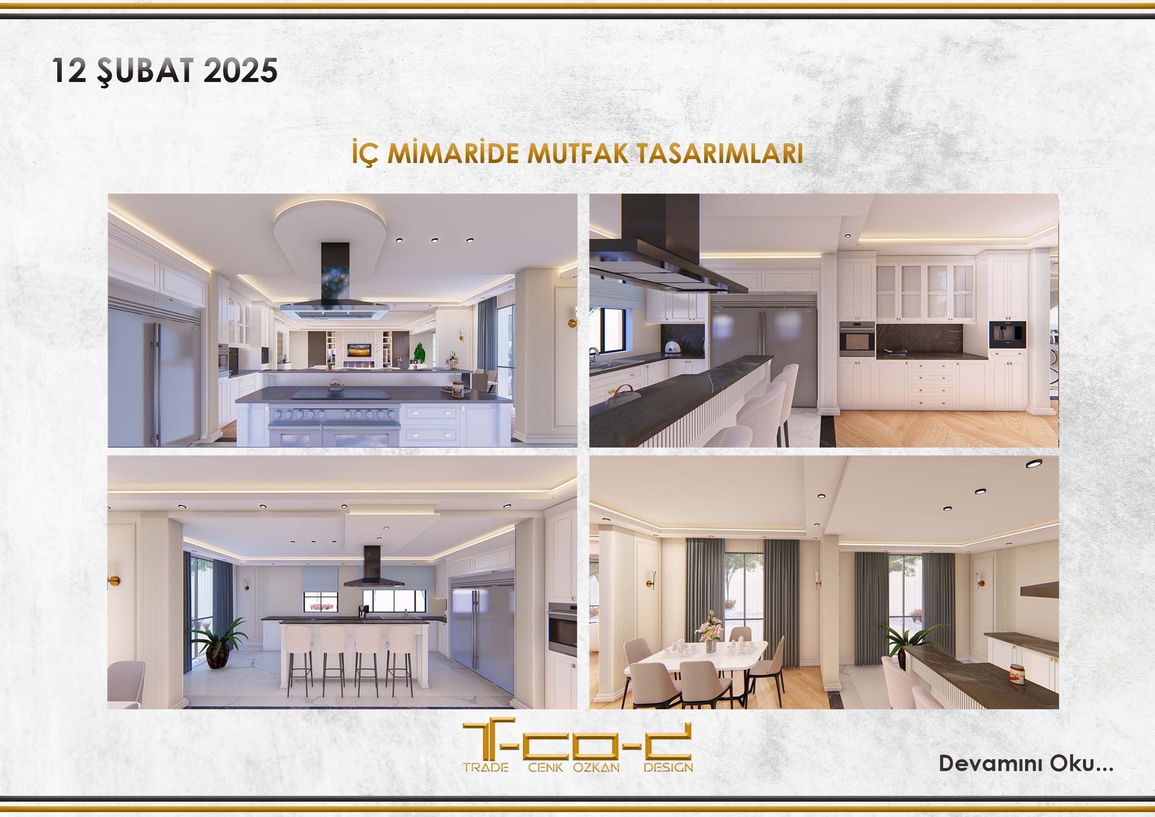 İÇ MİMARİDE MUTFAK TASARIMLARI
