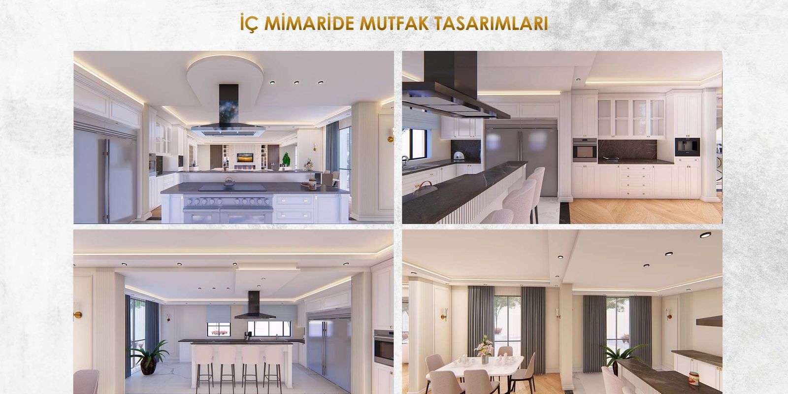 İÇ MİMARİDE MUTFAK TASARIMLARI