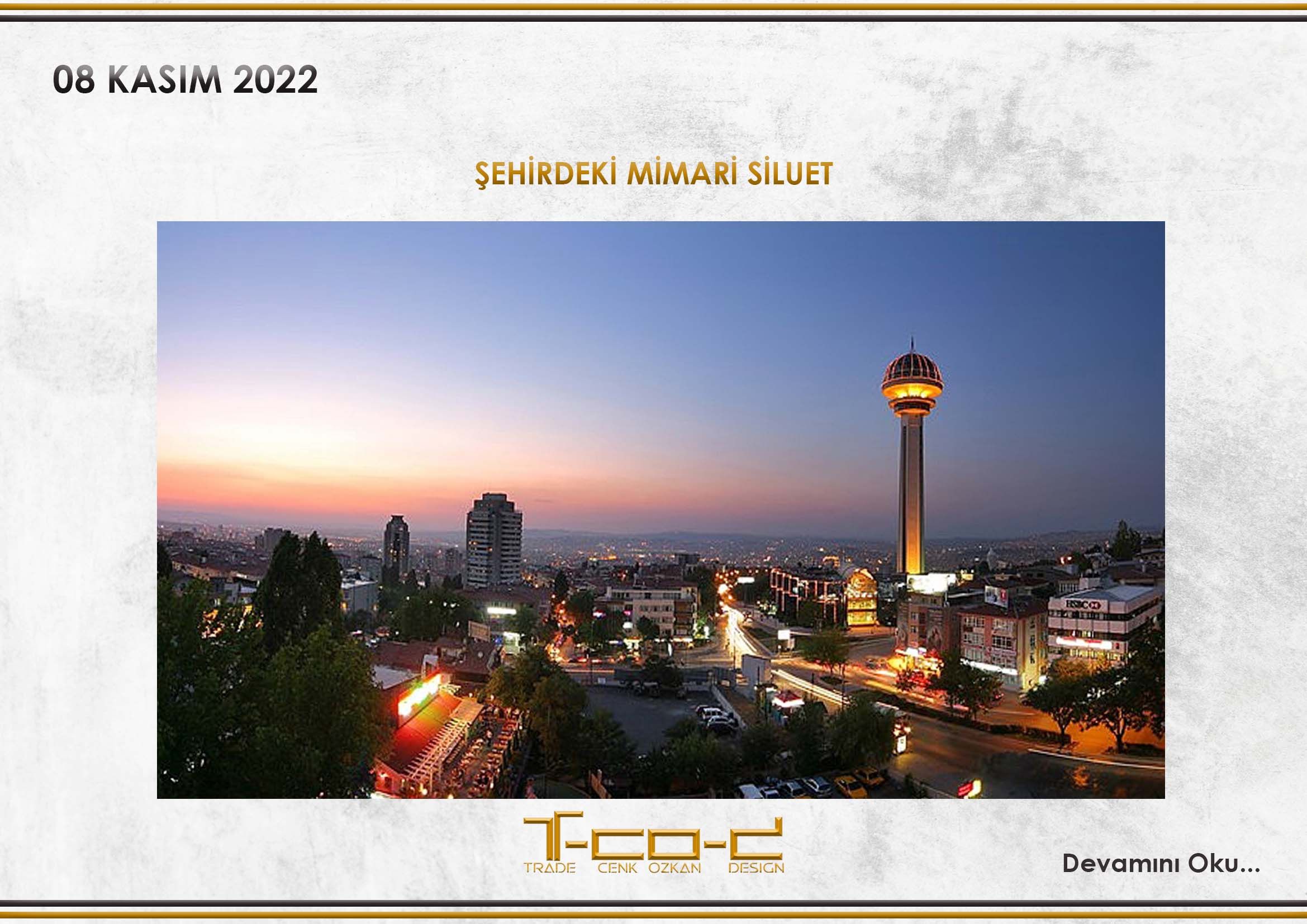 ŞEHİRDEKİ MİMARİ SİLUET