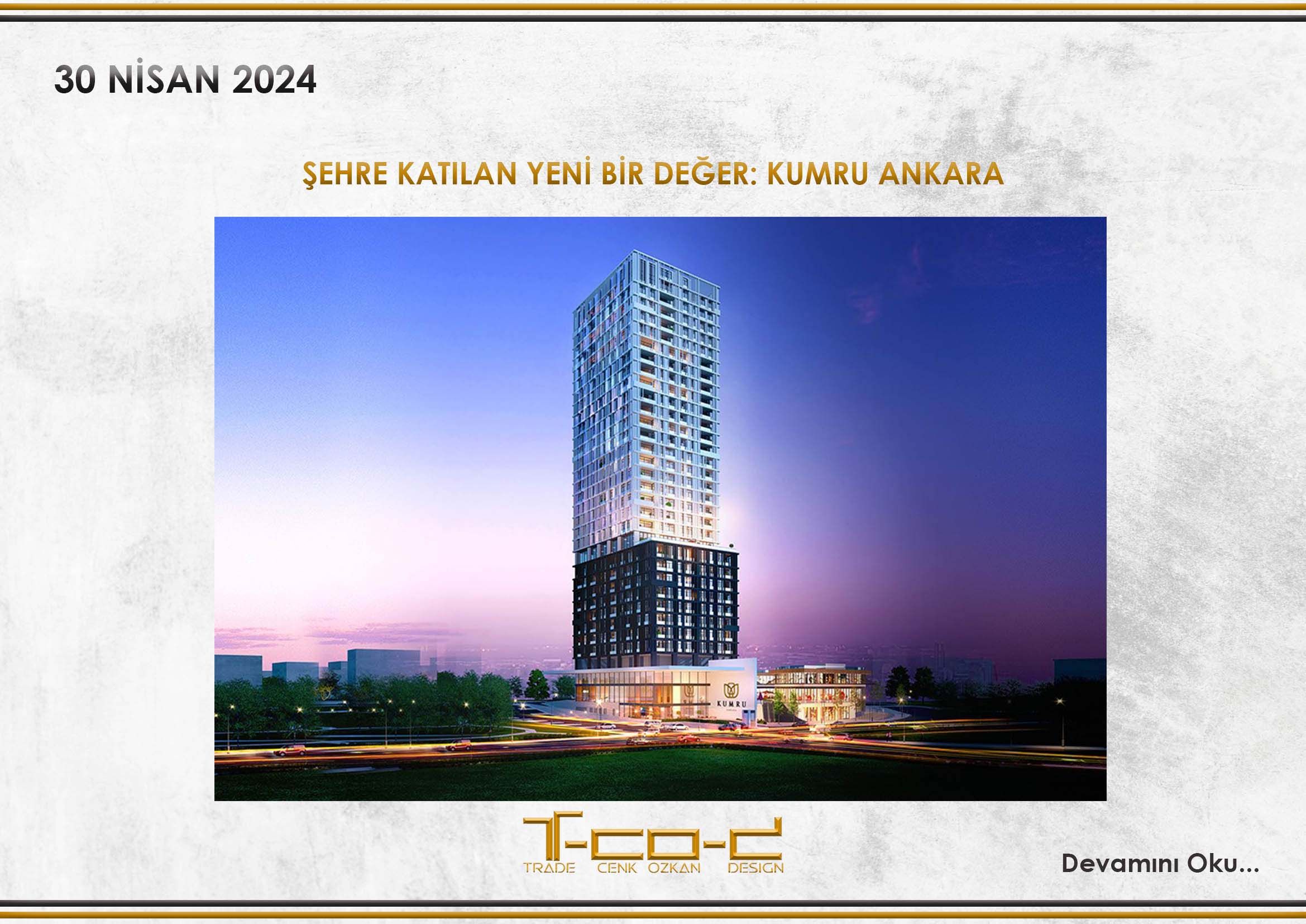 ŞEHRE KATILAN YENİ BİR DEĞER: KUMRU ANKARA