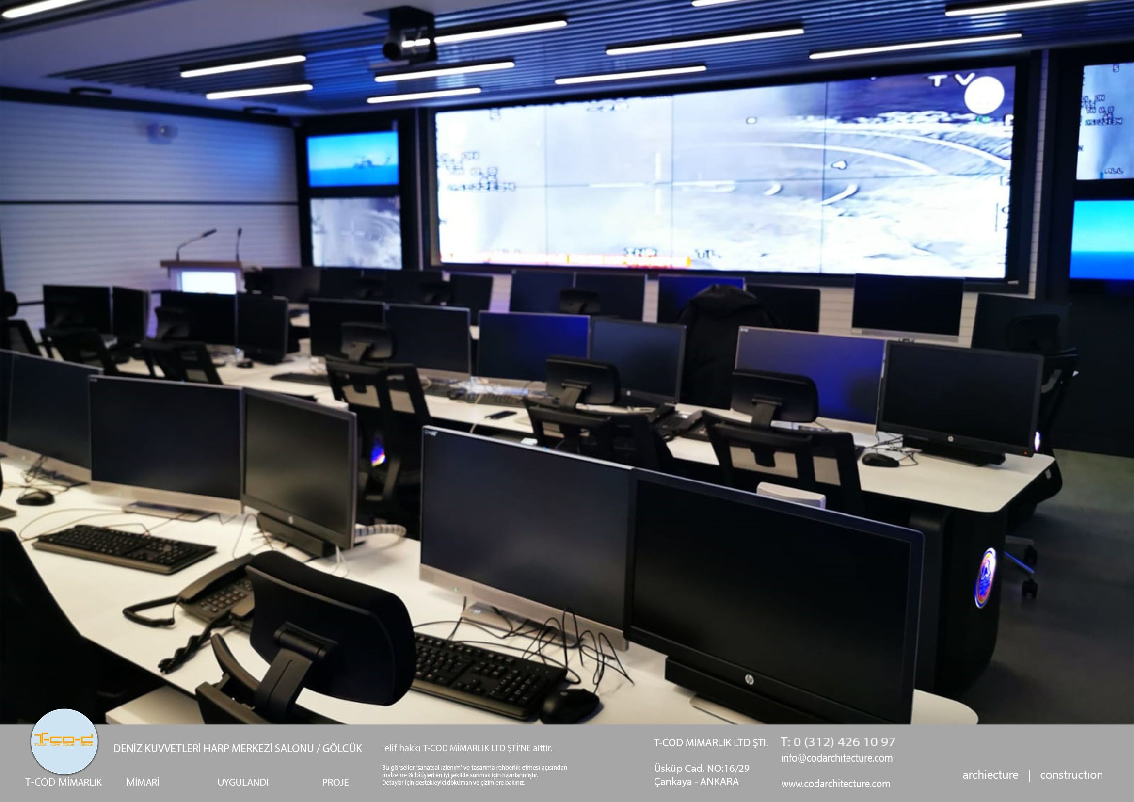 DENİZ KUVVETLERİ GÖLCÜK HARP MERKEZİ KUMANDA SALONU - 3