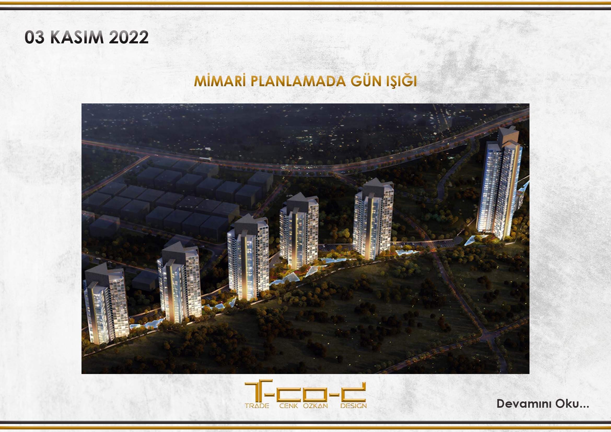 MİMARİ PLANLAMADA GÜN IŞIĞI