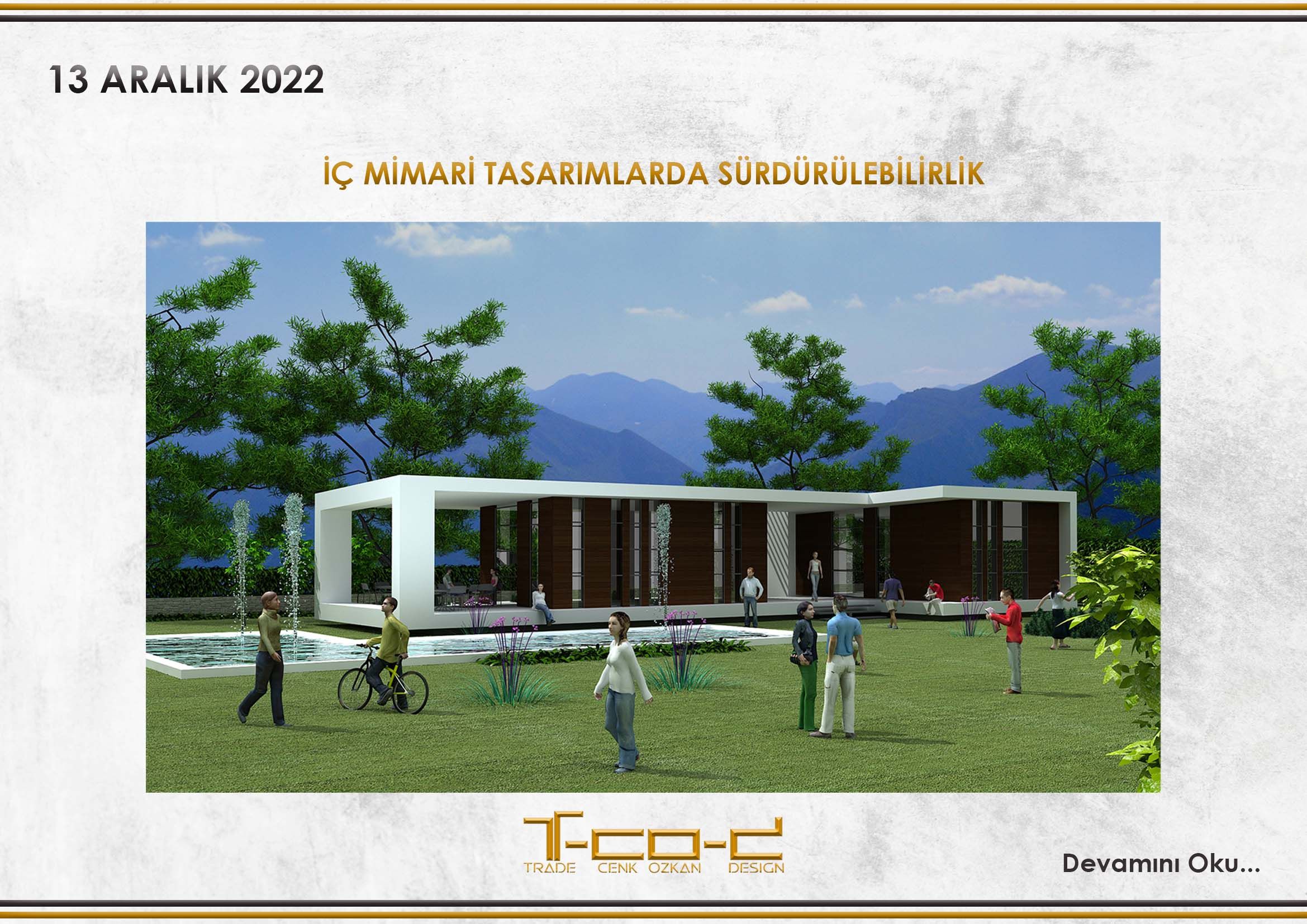 İÇ MİMARİ TASARIMLARDA SÜRDÜRÜLEBİLİRLİK