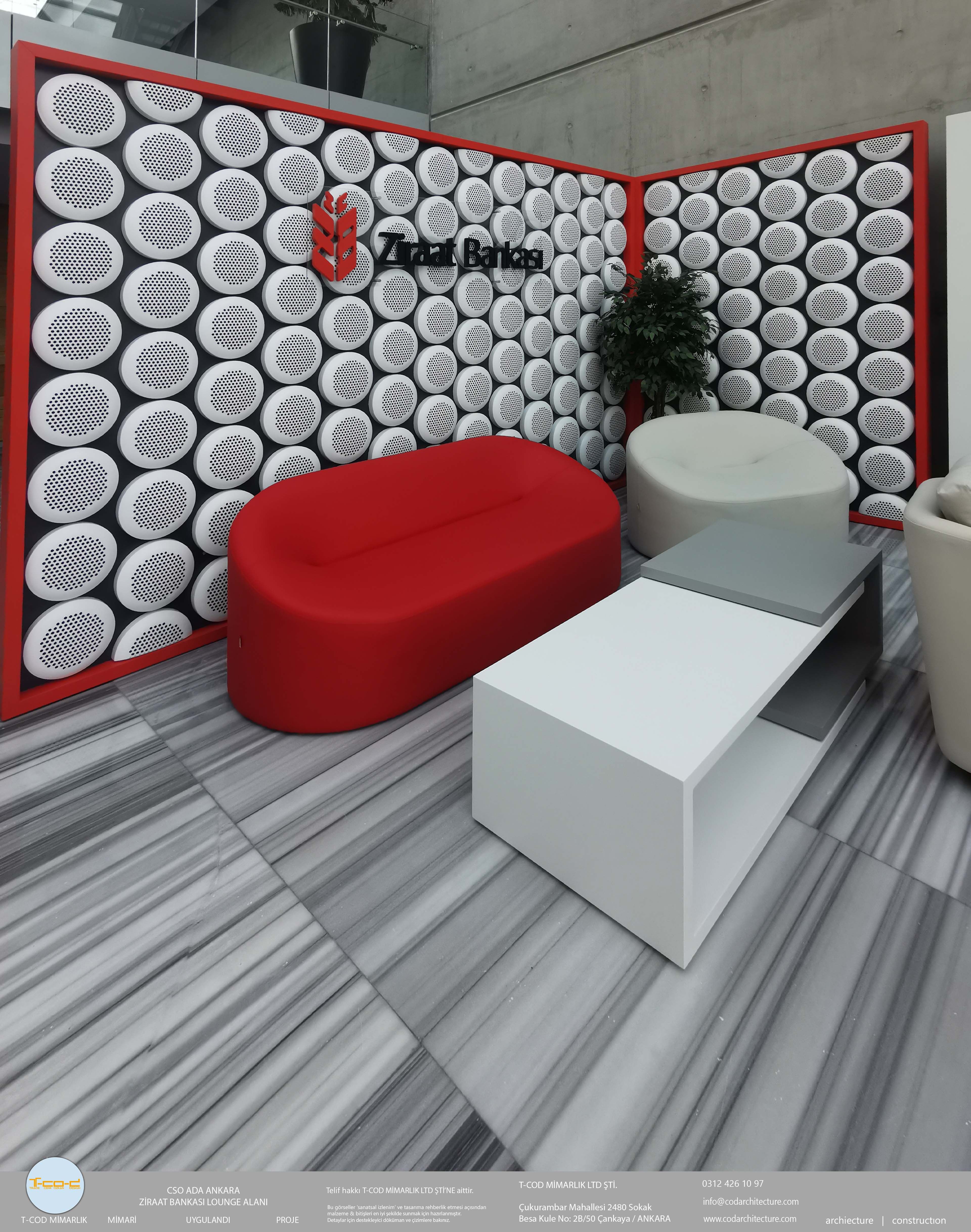 CSO ADA ANKARA / ZİRAAT BANKASI LOUNGE ALANI - 3
