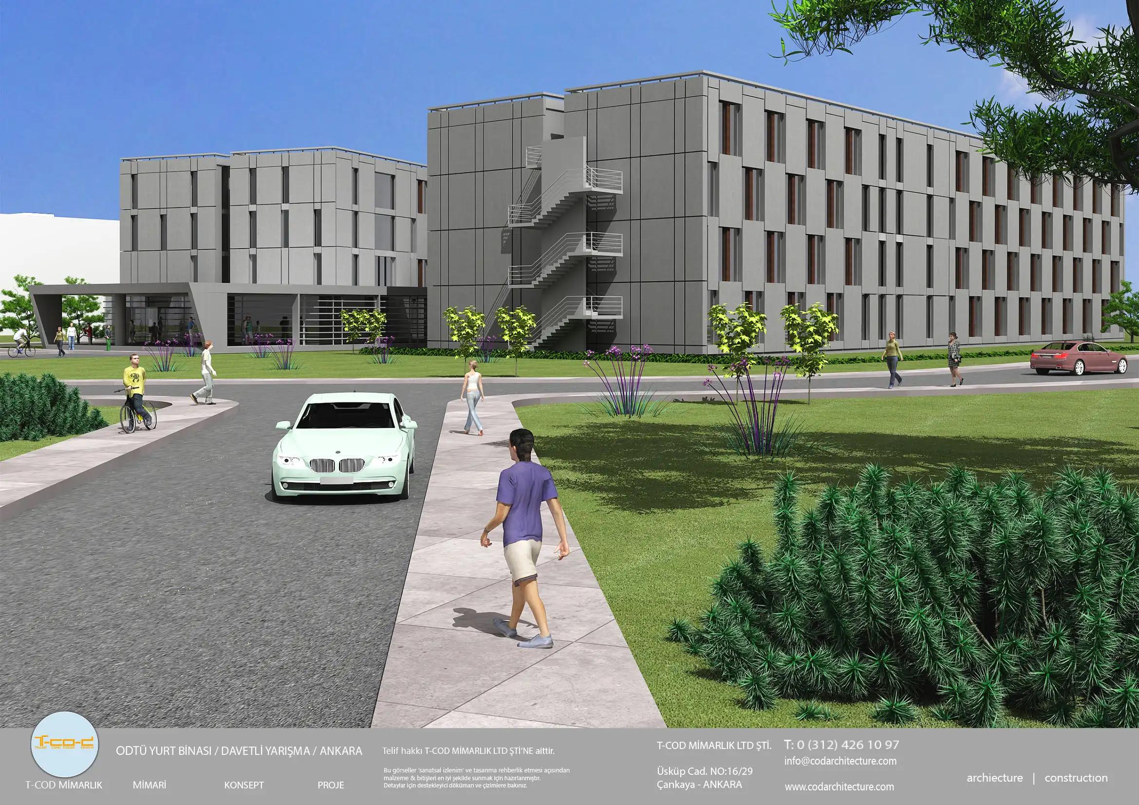 ODTÜ YURT BİNASI DAVETLİ YARIŞMA - 2