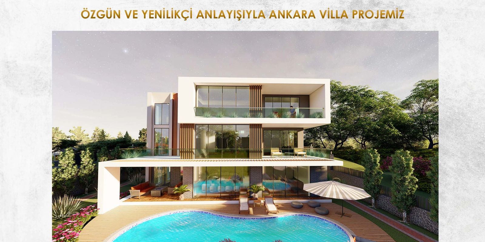 ÖZGÜN VE YENİLİKÇİ ANLAYIŞIYLA ANKARA VİLLA PROJEMİZ