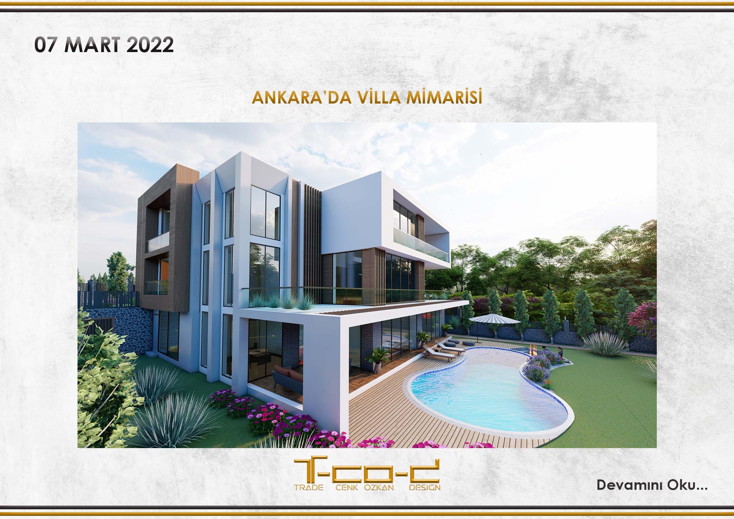 ANKARA'DA VİLLA MİMARİSİ