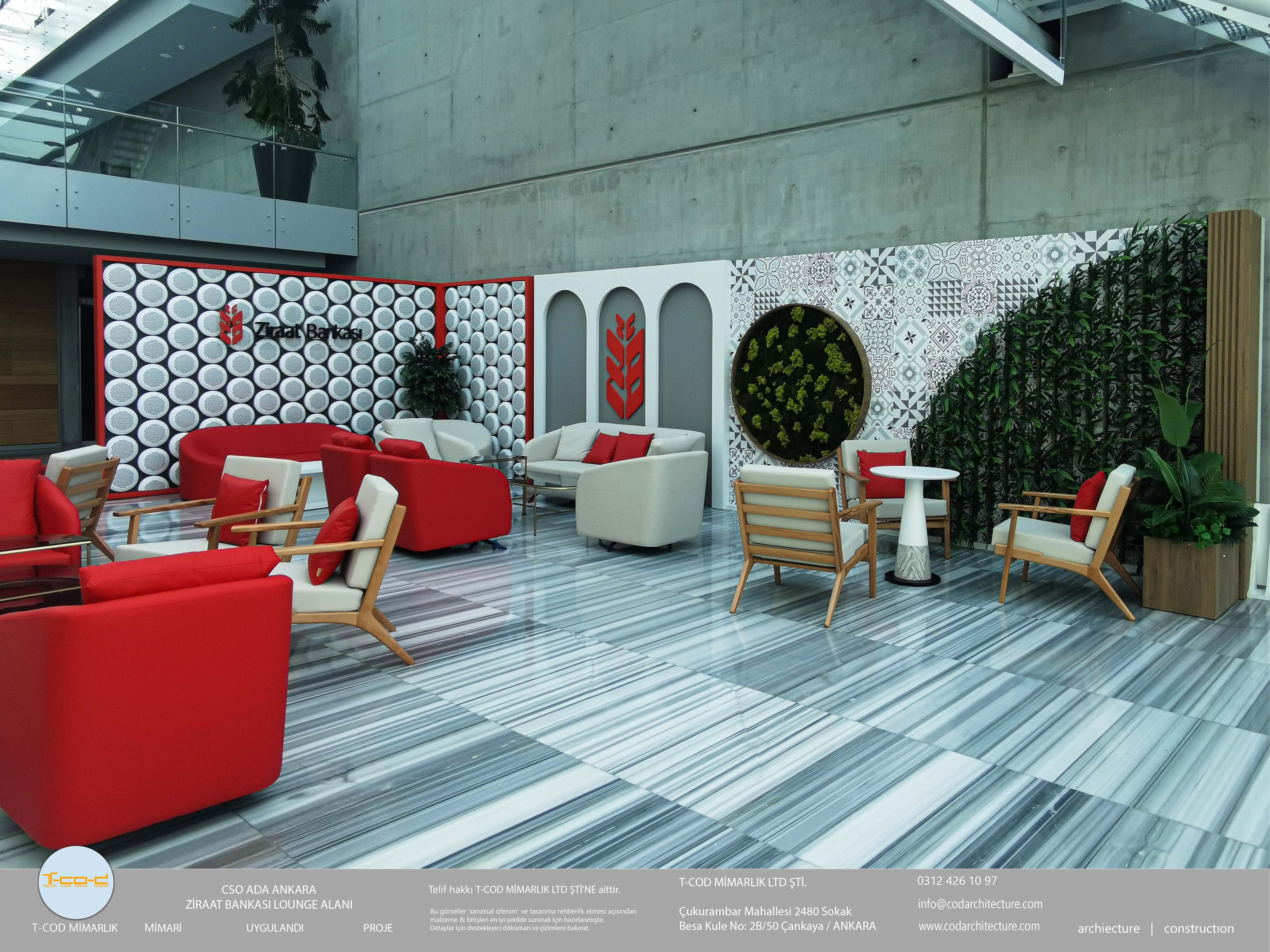 CSO ADA ANKARA / ZİRAAT BANKASI LOUNGE ALANI - 6