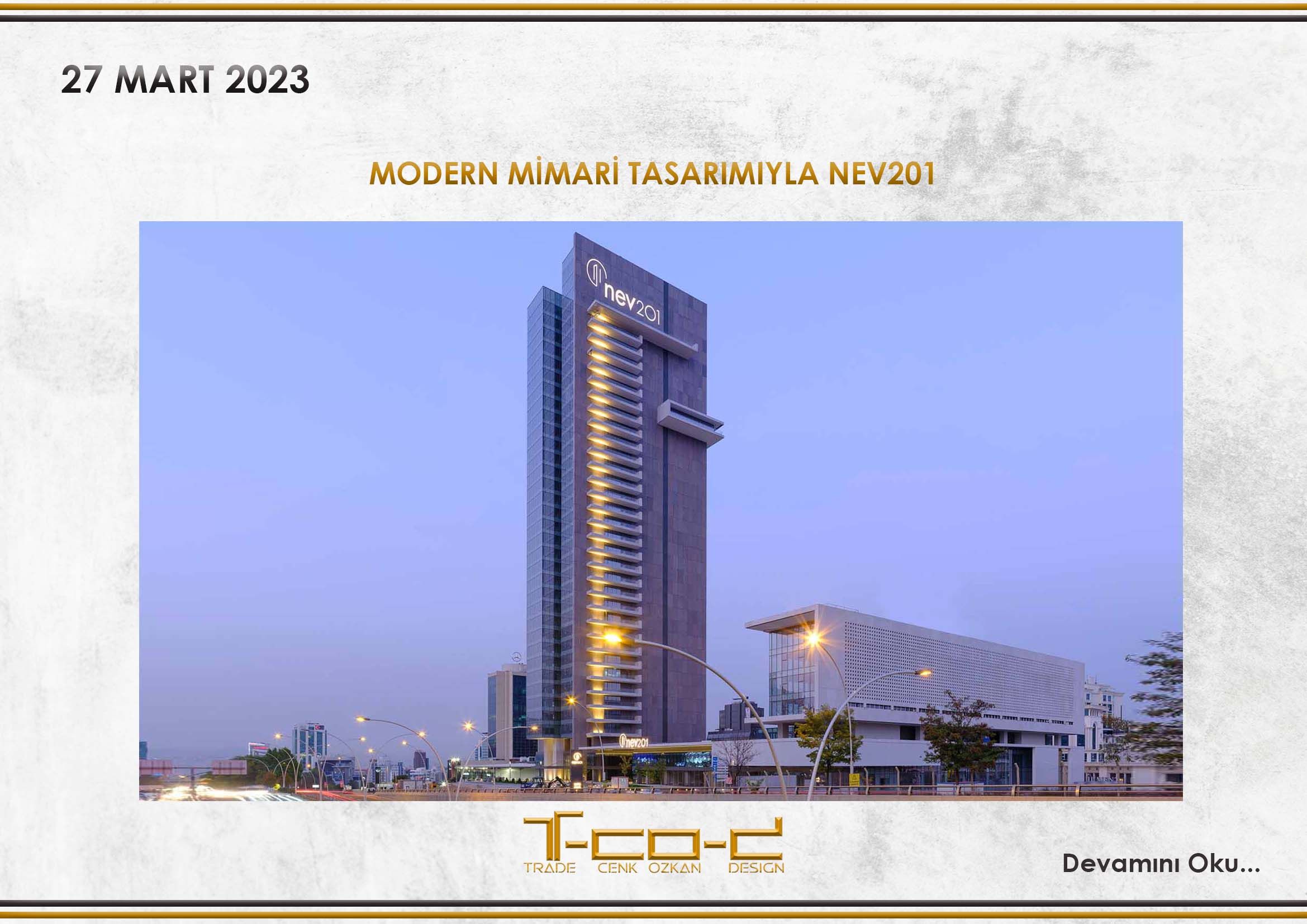 MODERN MİMARİ TASARIMIYLA NEV201