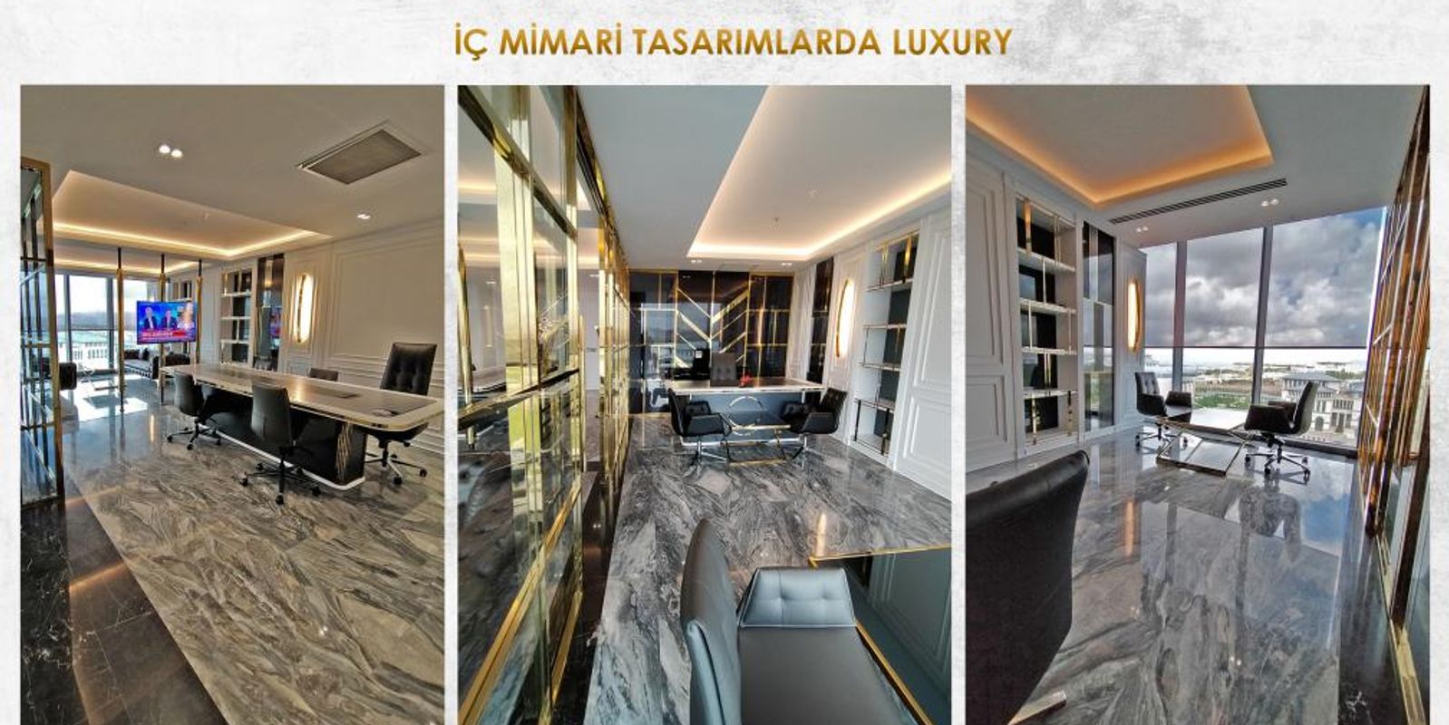 İÇ MİMARİ TASARIMLARDA LUXURY