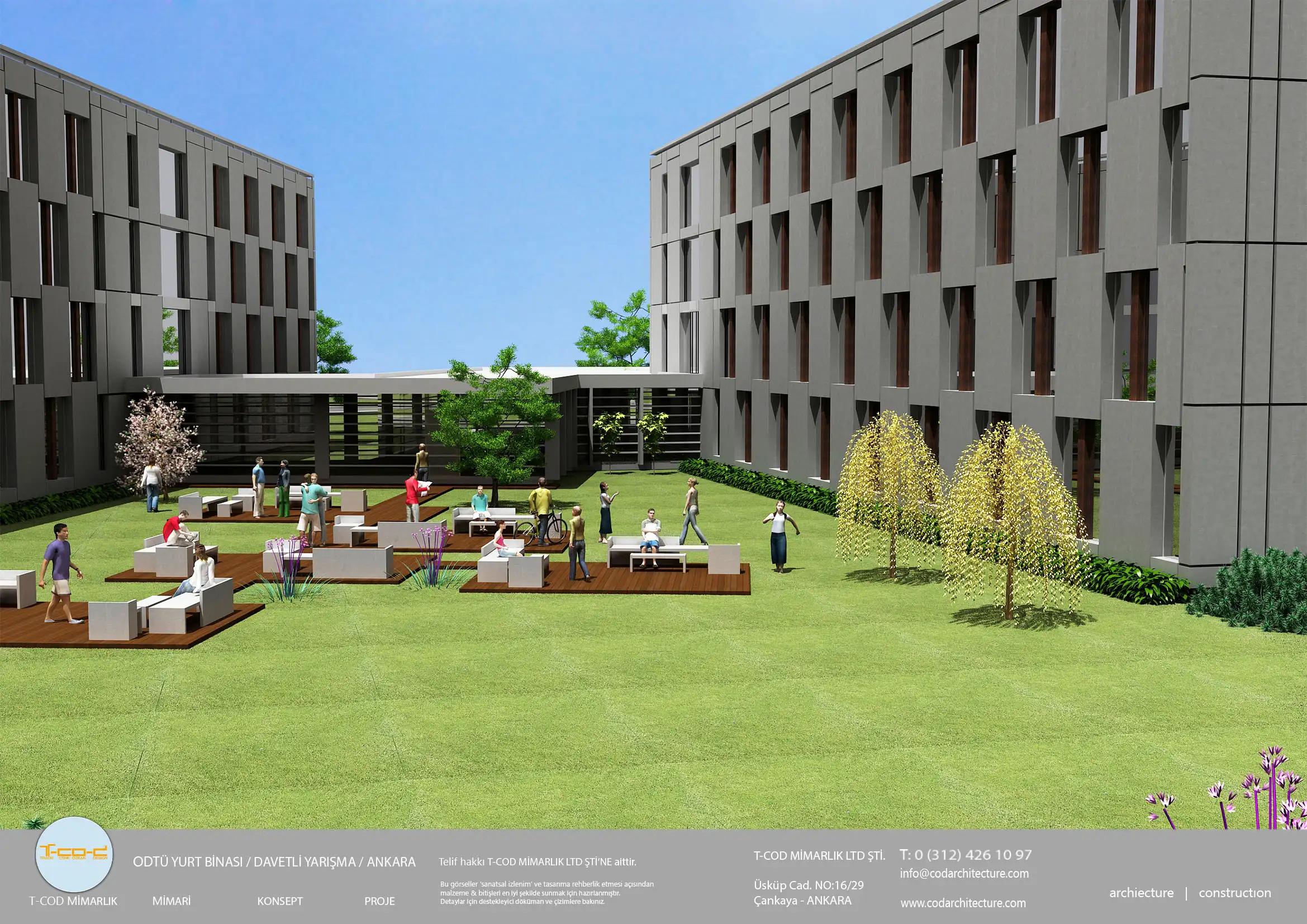 ODTÜ YURT BİNASI DAVETLİ YARIŞMA - 4