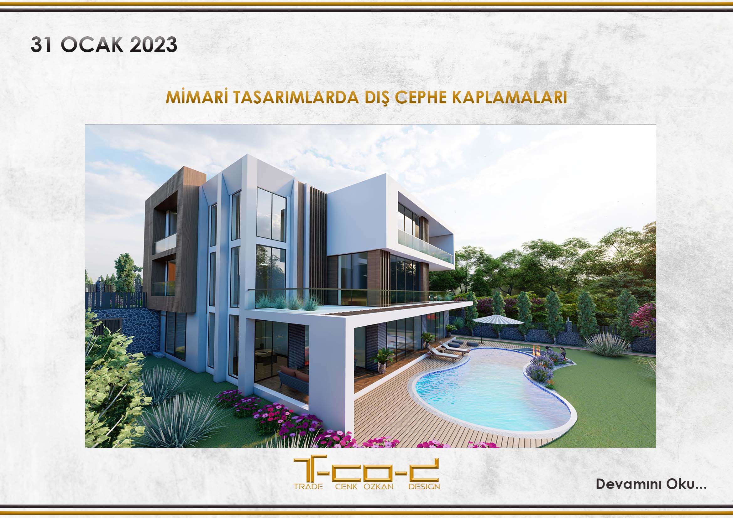 MİMARİ TASARIMLARDA DIŞ CEPHE KAPLAMALARI