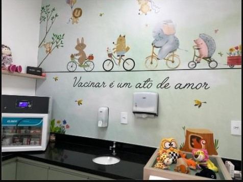 Sala de vacinação
