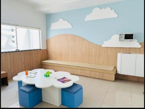 Recepção com brinquedoteca