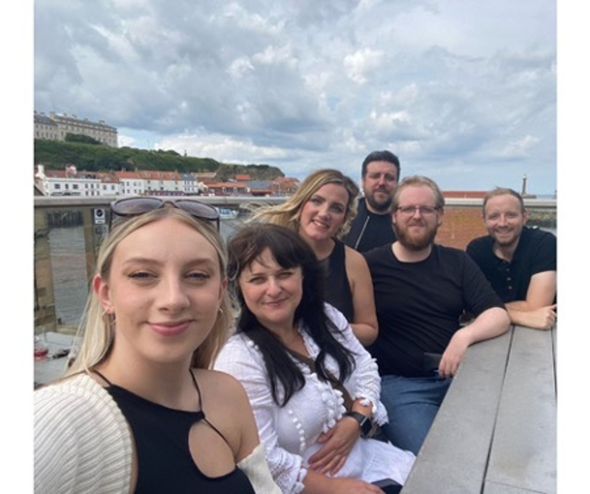 Lexonik staff enjoying themselves in Whitby