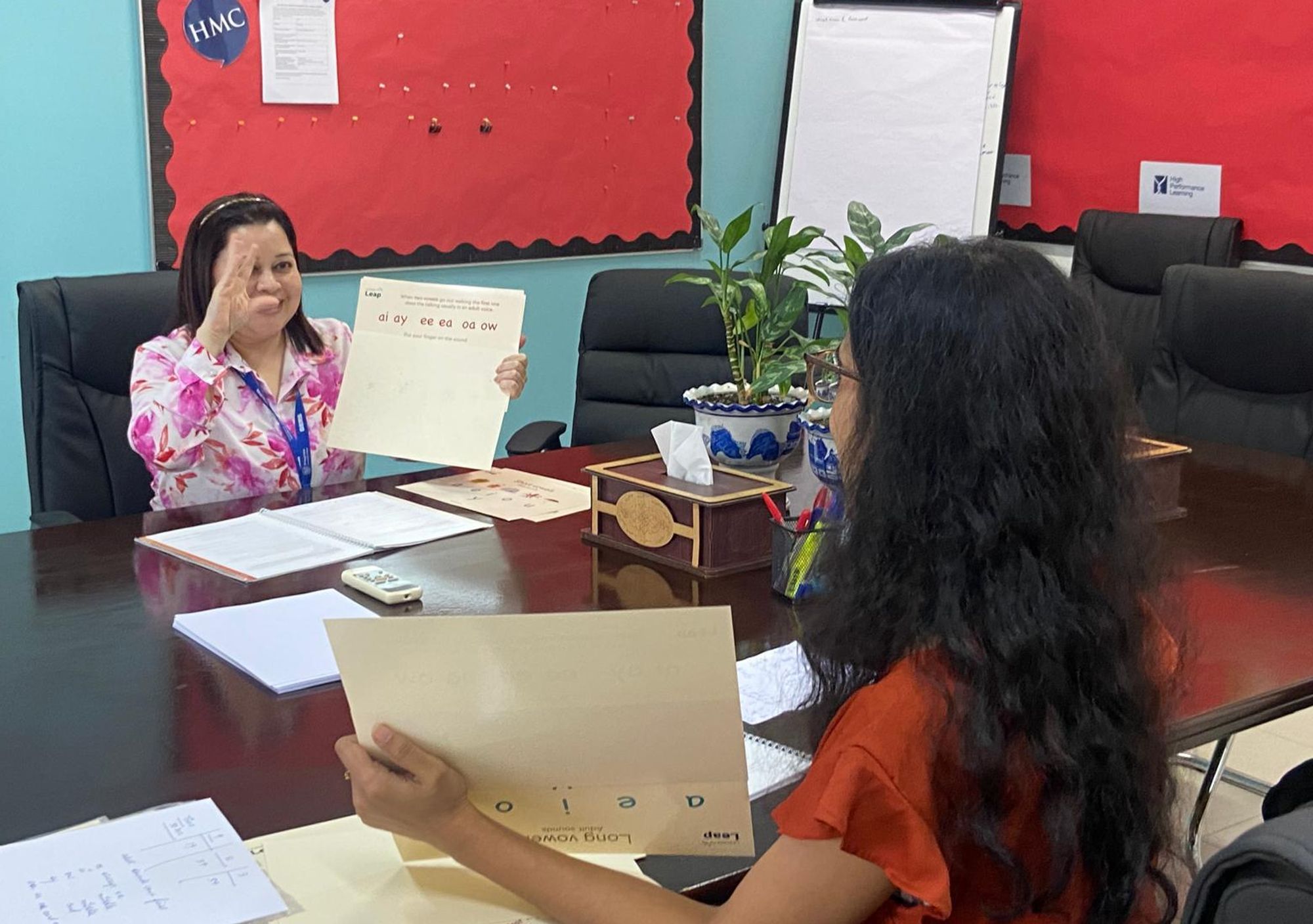 GEMS Wesgreen staff in Lexonik Leap training.