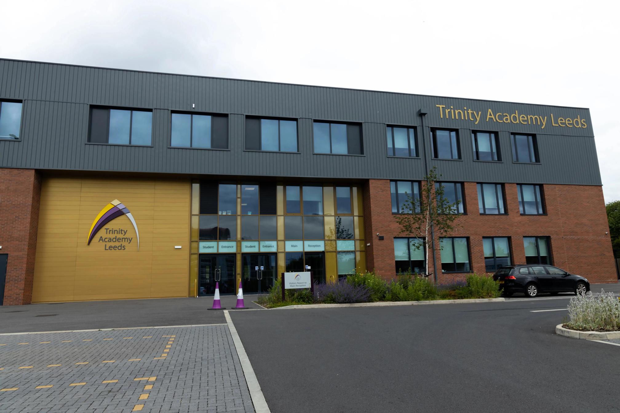 Trinity Academy Leeds from the outside.