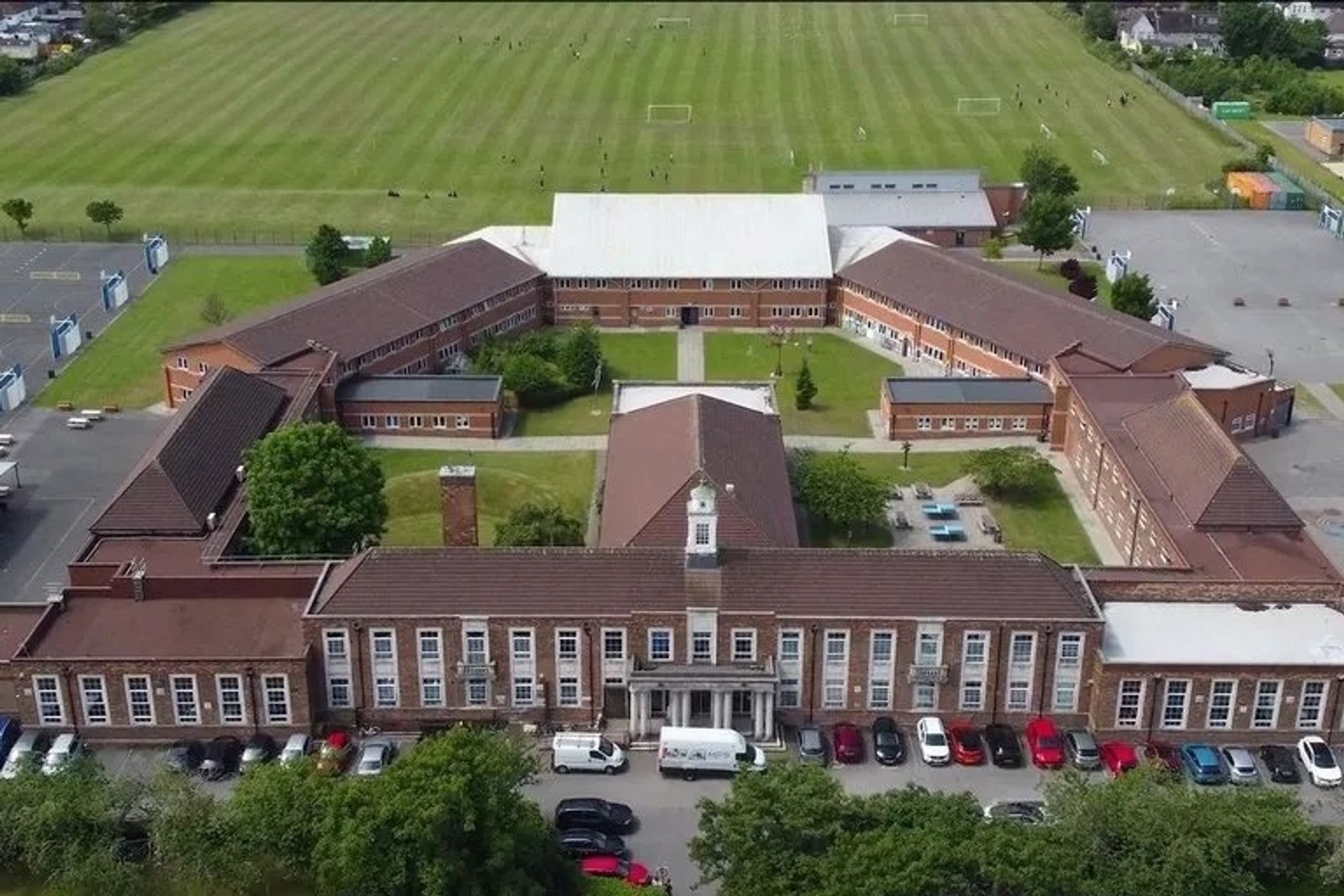 Childwall Sports and Science Academy aerial view