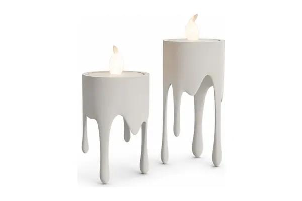 Castiçal Vela Derretida (LED)