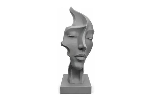 Escultura Rosto Abstrato