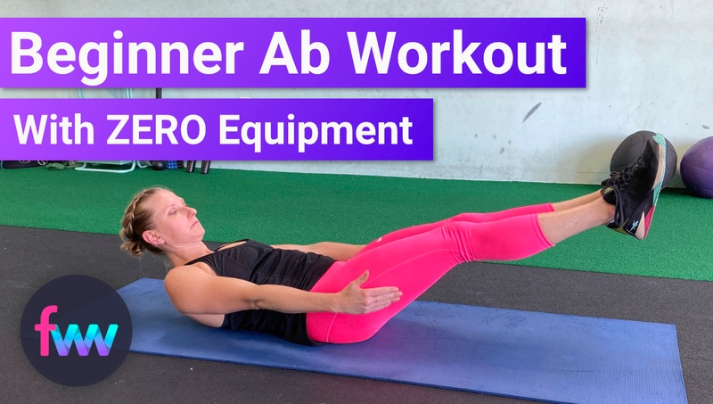 A Beginner Ab Workout With Zero Equipment