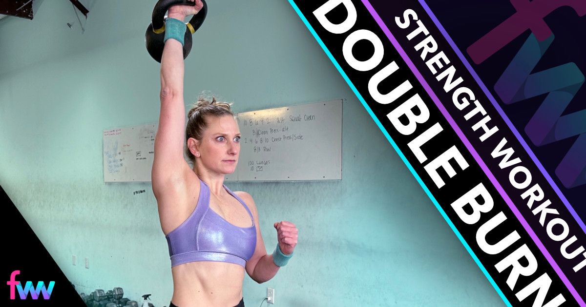 Double Exercise Routine 5 Minute Double Weight Strength Workout - Double Press