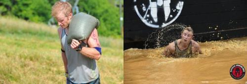 Dan getting through a Spartan race in Blue Mountain PA