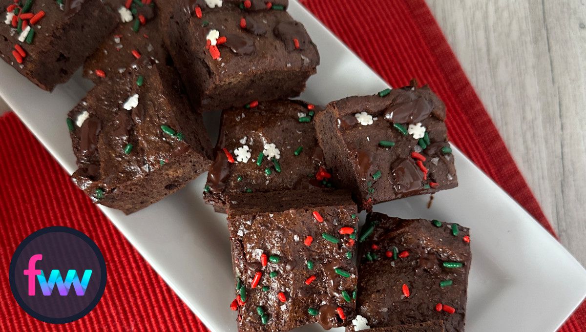 Daily free and gluten free brownies dripping in fudge