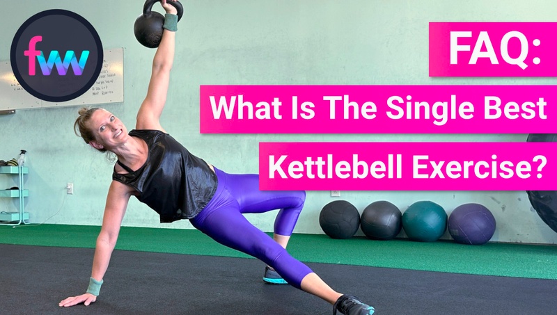 Kindal at the most popular position of the turkish get up. I think the get up is the single best kettlebell exercise.