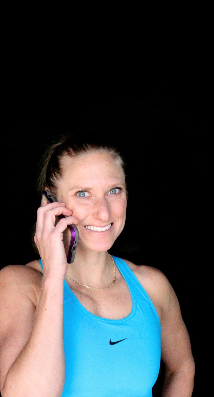 Kindal And Customer Service Kindal on the phone helping her members and customers out.