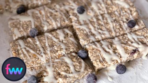 Blueberry protein bars