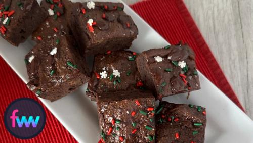 Daily free and gluten free brownies dripping in fudge
