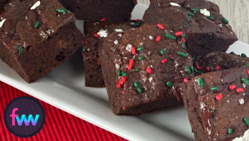 Daily free and gluten free brownies dripping in fudge